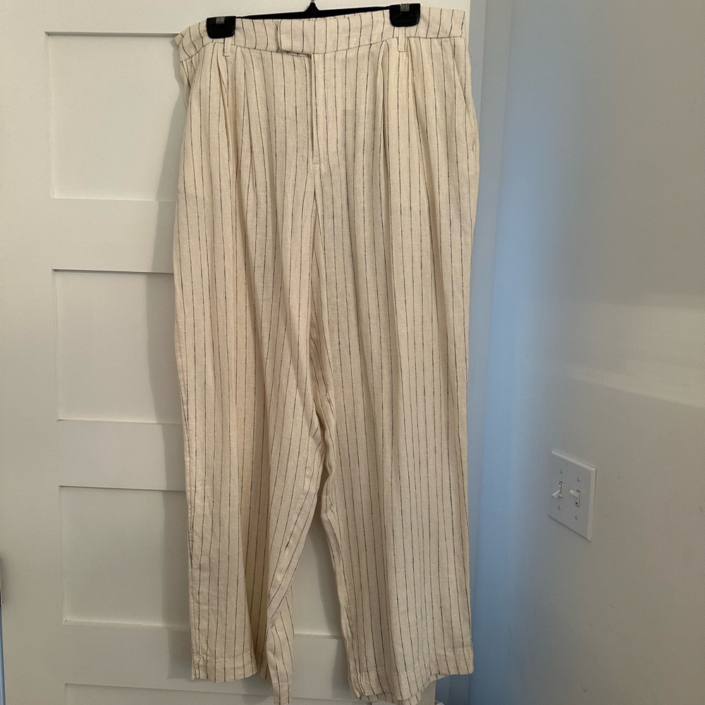 Target High Rise Linen Pant - Picture 2 of 2